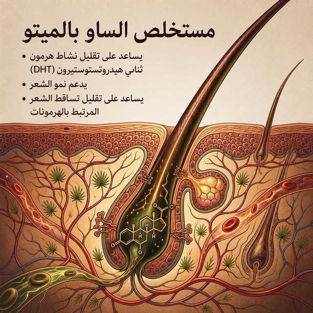خلاصة Saw Palmetto (البلميط المنشاري)